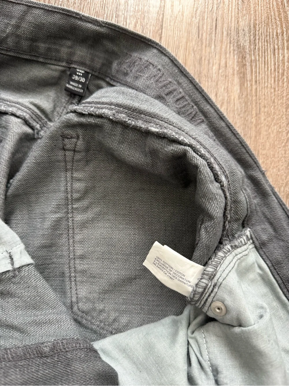 GAP Men's Gray Denim Jeans